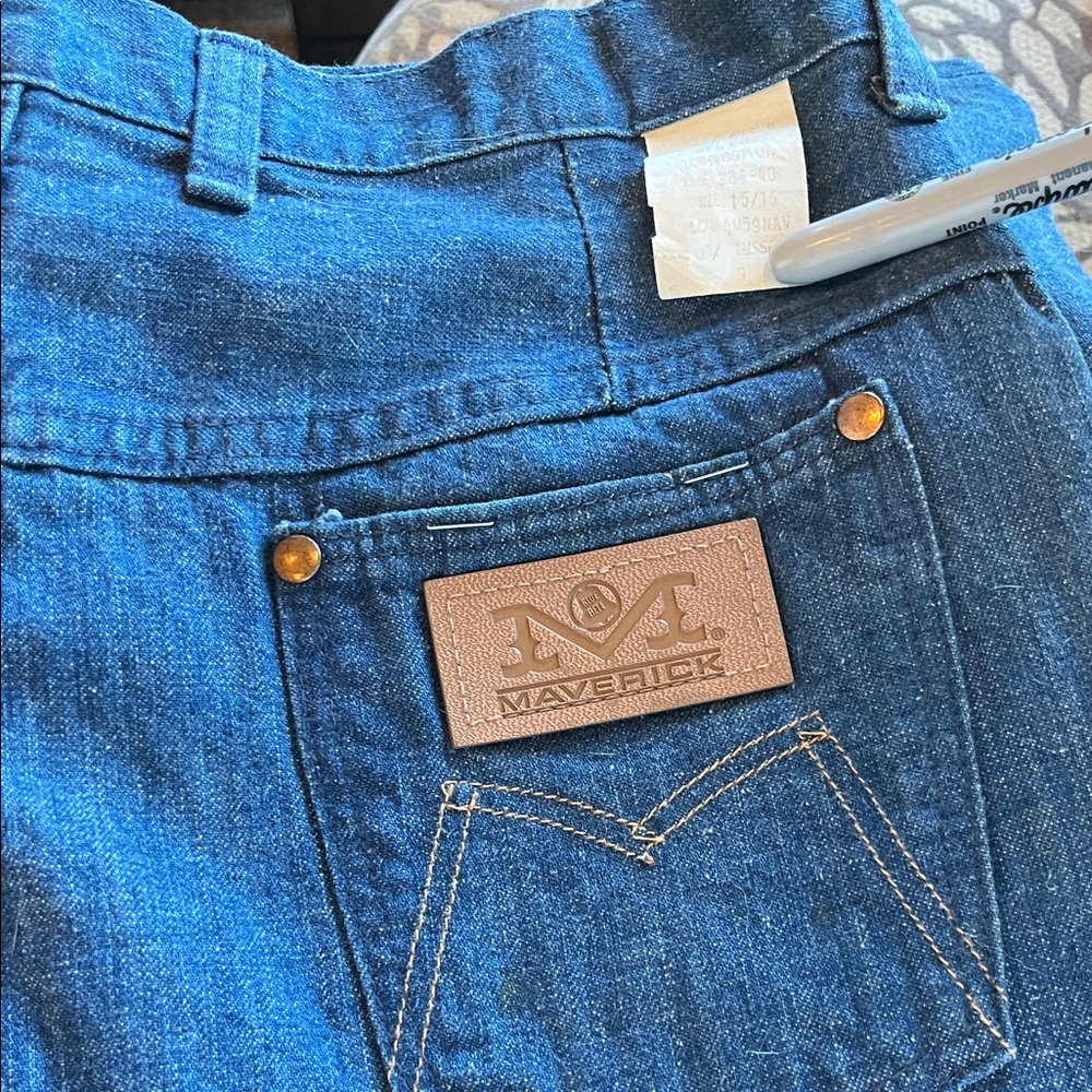 Vintage Maverick bell bottom denim 15/16
